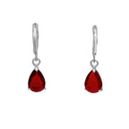 Water Drop Zircon Drop Earrings for Women Pendientes Mujer Silver 925 Rhinestone Jewelry Accessories Party Gifts