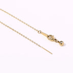 Minimalism 316L Stainless Steel Long Chain Necklace for Women Gold Color Adjustable Necklace for Women Jewelry Wholesale