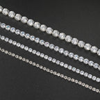 Hip Hop Iced Out 3/4/5Mm Crystal Tennis Bracelet for Men Homme Trendy Punk Zirconia Men'S Chain on the Hand Streetwear Jewelry